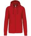 KB454 K454 Kariban Full Zip Hooded Sweatshirt Red colour image